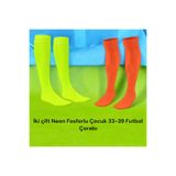 Gök Sports Sarı Turuncu Çocuk Futbol Maç Çorabı Kaleci Kapıcı Goalkeeper Halı Saha Futbol Çorabı