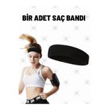 Gök Sports Yetişkin Sporcu Kafa Ter Saç Bandı Tenis Fitness Futbol Yoga Saç Bandı