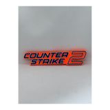 GoKa 3D Craft Counter-Strike 2 (CS2) Logolu Premium Duvar Dekoru / Oyuncu Odası Aksesuarı
