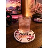 Goka 3D Craft Forza Horizon 6 Sakura Çiçeği Temalı Bardak Altlığı - Gamer Oda Aksesuarı - 11 cm - Çok Renkli