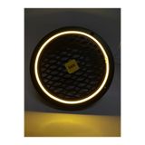 GÖKAK ELEKTRONİK SARI-Neon led ışıklı hoparlör kapağı 20 cm ÇİFT