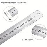 Gökay Çelik Cetvel 100cm