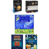Gökbilim ve Uzay Kartları - 50 Zeka Oyunu - Geceleri Gökyüzü - Uzay Hakkında Bilmen Gereken 100 Şey - İnsan Vücudu Tiyatrosu 5 Kitap