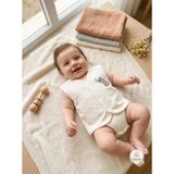 Gökçe Baby Fil Nakışlı Bebek Yeleği %100 Pamuk, Yumuşak Dokulu, Çıtçıtlı Unisex Bebek Yeleği