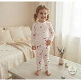 Gökçe Baby Pembe Ay Yıldız Desenli %100 Pamuk Bebek Pijama Takımı