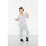 Gökçecik Tekstil Aslan Desenli Pijama Takımı Gecelik Erkek Çocuk - 2 Yaş - Gri