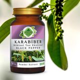 Gökçek Şifa Karabiber (Black Pepper) Toz Ekstresi 60 gr. Cam Kavanoz