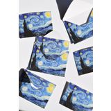 GÖKÇETasarım Sanat Temalı Mini Zarf (10,5 × 8 CM)6 Adet / Hediye Kartı, Van Gogh, Mektup