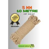 GÖKDAĞ GROUP 10 MM 5 Metre Jüt Halat Dekoratif Hasır İp Urgan Maket