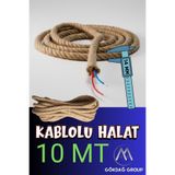 GÖKDAĞ GROUP 10 MT KABLOLU JÜT HALAT AYDINLATMA DEKORATİF HASIR 14 MM