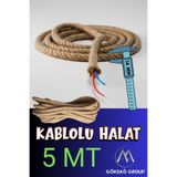 GÖKDAĞ GROUP 5 MT KABLOLU JÜT HALAT AYDINLATMA DEKORATİF HASIR 14 MM