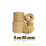 gökdağ group g g Tam Kesit 30 Metre Jüt Ip Kendir Halat 5 Mm Jut Halat-HasırIp-Kendir Ip-Salıncak Ipi 5 MM 30 METRE