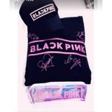 Gökhan Club Blackpink Unisex Sweatshirt Blackpink Şapka Kalemlik Kombin - 11 - 12 Yaş - Siyah
