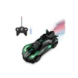 Gokidy Rc Spray Uzaktan Kumandalı Şarjlı Duman Atan Oyuncak Araba 18 cm Siyah LED Işıklı