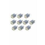 Gökkuşağı 10 Adet Eğitici Deney Motoru - 3v Dc Mini Motor - Elektrik Motoru D.m