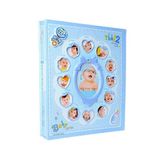 Gökkuşağı 10x15 cm 240'lık Bebek Fotoğraf Albümü Mavi