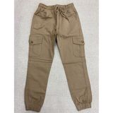 Gökkuşağı Bej Kargo Cep Pantolon Erkek Çocuklar İçin Modern Fit Düz Desenli - 3 Yaş