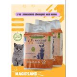 Gökkuşağı Bentonit Kedi Kumu 10lt X 2 Adet-%100 Doğal Kedi kumu