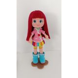 Gökkuşağı Ruby Bebek Amigurumi Organik Oyuncak