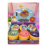 Gökkuşağı Sepeti Simli Çin Mantısı Dumpling Squishy