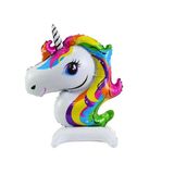 Gökkuşağı Unicorn Ayaklı Folyo Balon 1 Adet