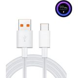 Gökkuşağı Xiaomi Mi 10 -11-12 ve Type C Telefonlarla Uyumlu Turunçu Uçlu Hızlı Type C Şarj Kablosu