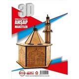 Gökmen Oyuncak 3D Ahşap Maket Cami Yapım ve Boyama Seti, GKM-501252
