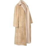 Göknur Arslan Çift Taraflı Teddy Parka - 40 - Açık Kahverengi - Camel