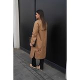 Göknur Arslan Classic Trençkot - Camel - Standart