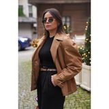 Göknur Arslan Mini Trençkot - Camel - Camel - Standart