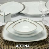 Göksan Mutfak Artina 101 Parça Porselen Yemek Takımı