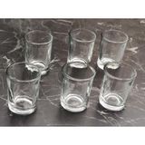 Göksan Mutfak Kahve Yanı Bardak Shot Bardak 50CC Işıl 6lı Set - 50 ml - Şeffaf