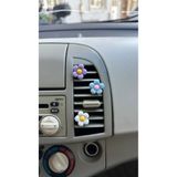 gökstore Fesecraft 2'li Mini Papatya Çiçeği Araba Klima Süsü Klips Süslemeleri Araç İçi Araç Aksesuar