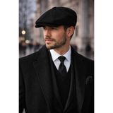 Göksu Şapka Erkek Kışlık Kasket İngiliz Stili Peaky Blinders Newsboy Trend 8 Parça Kasket