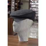 Göksu Şapka London Füme Kasket Kaşe Kışlık Kumaş Şapka - 55 cm