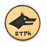 Göktürk Kurt Deri Peç - Arma - Askeri Patch