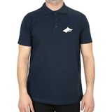 Göktürk Kurt Polo Yaka Lacivert Tişört - 2XL