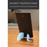 Göktürk3D Ahtapot Telefon Tutucu | Dekoratif Telefon Standı | Modern Telefon Tutacağı | Telefon Tutucu Aparat - Şeffaf