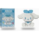 Gökyüzü Işığı Cinnamoroll Karakter LEGO Seti - Figür Oyuncak - Mikro Blok Yapım Seti - Çok Renkli