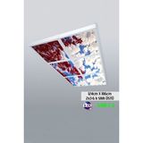 Gökyüzü Panel 124 cm x 186 cm -ALTILI- Led-Sıva ÜSTÜ-324 Watt-Salon LED Aydınlatma-Avize Modelleri-Led Işık - Beyaz