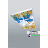 Gökyüzü Panel 124Cm X 186Cm-Altılı- Led-Sıva Üstü-324 Watt-Fırın Led Aydınlatma-Avize Modelleri-Led Işık