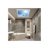 Gökyüzü Panel 3 Yıl Garantili Avize -54Watt-60X60 -Led Banyo Tasarım Aydınlatma- Tavana Yapışık-Kolay Montaj Avize