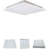 Gökyüzü Panel 60 cm x 60 cm Sıva Altı LED Panel, Taş Yünü Asma Tavan LED Panel, Beyaz Işık, Kare Backlight LED Panel 54W - 1