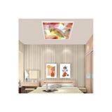 Gökyüzü Panel ( 60Cm X 60Cm) Büyük Boy Avize, 54 Watt Güçlü Led Aydınlatma - Beyaz (6500 Kelvin) Doğal Işık