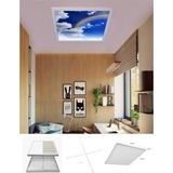 Gökyüzü Panel 60WATT-HOMOJEN LED Panel 60 x 60 -Beyaz Kendinden Kasalı-Çocuk Yatak Odası Avize-Tavana Yapışık Lamba - 1
