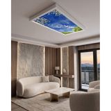 Gökyüzü Panel 60X120 106W, Sıva Üstü, Güçlü LED Aydınlatma, Yağmur Bulutu, Tavan Armatürü, LED Panel - Beyaz-6500K