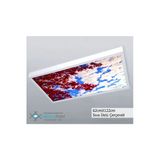 Gökyüzü Panel 60X120 Gökyüzü Panel Avize, 106Watt Led, Sıva Üstü, Kolay Montaj Led Panel, Kırmızı Ağaç Avize
