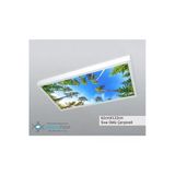 Gökyüzü Panel 60X120 Gökyüzü Panel Avize, 106Watt Led, Sıva Üstü, Kolay Montaj Led Panel, Orman Avize