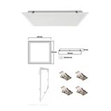 Gökyüzü Panel Alçıpen Gömme Led Pnel, 60X60 Led 45Watt, Sıva Altı, Clipsli Led Panel, Beyaz Işık 6500K-Beyaz Işık,