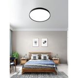 Gökyüzü Panel Black LED Panel, Yuvarlak, Ledli Armatür, 50 cm -45WATT, Siyah Çerçeve, 6500K-BEYAZ-IŞIK-LED-ARMATÜR - 1